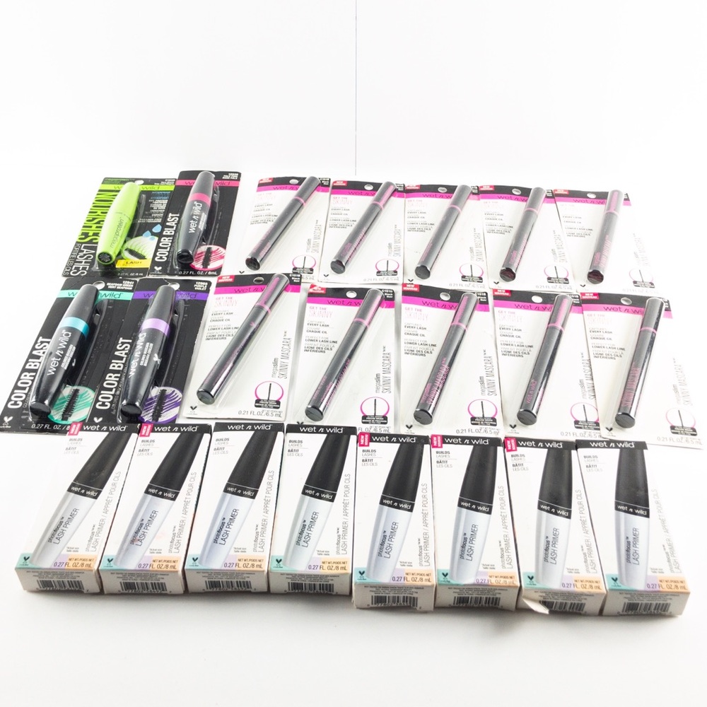 Wet N Wild Wholesale 22 items eyelash mascaras